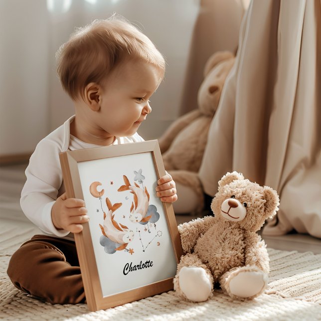 Pisces Baby - Für Ihr kleines Fisch Zodiac Kinderz Poster (Von Creator hochgeladen)