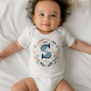 Pisces Baby Outfit - Dreamy Fish Zodiac Sign Strampler