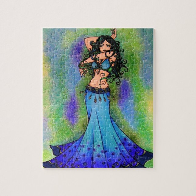 Pisces Belly Dancer Art (Vertikal)