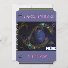 Pisces Birthday Einladung