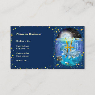 Pisces Business Card Visitenkarte