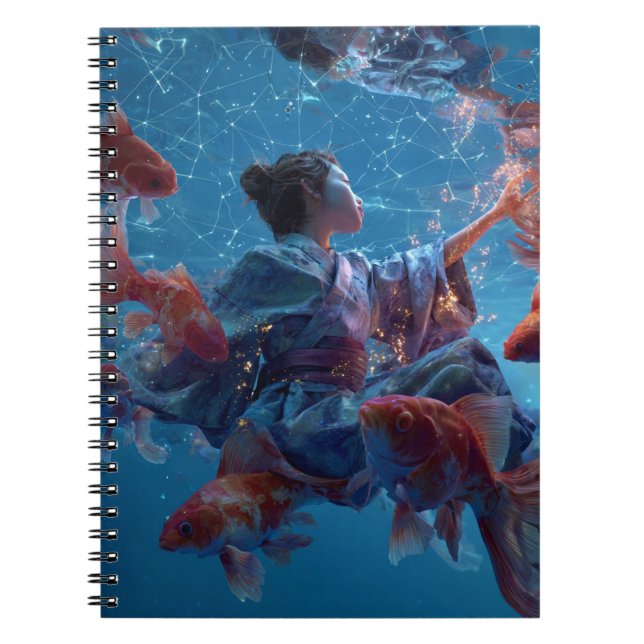 Pisces Constellation Dream Notebook Notizblock (Vorderseite)