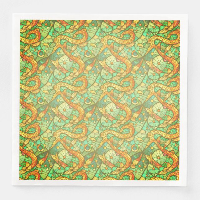 Pisces-Dinner-Servietten Serviette (Vorderseite)