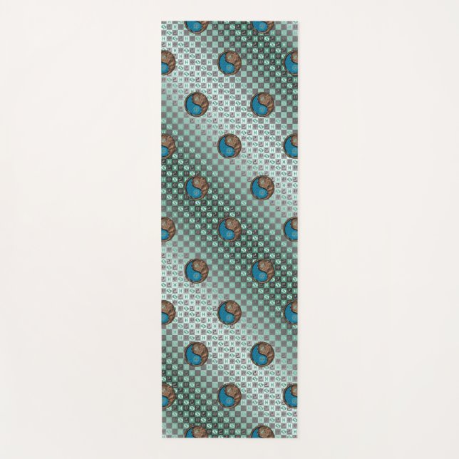 Pisces & Earth Rabbit Yogamatte (Vorderseite)