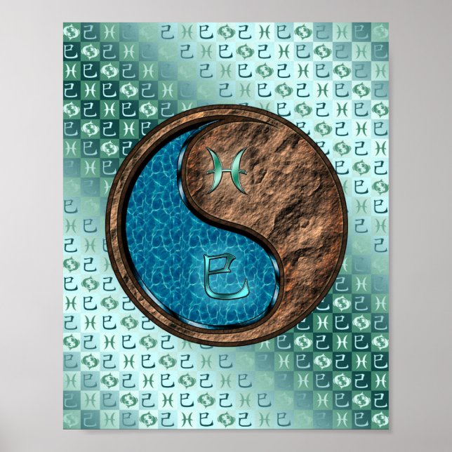 Pisces & Earth Snake Poster (Vorne)