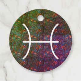 Pisces Favor Tags Geschenkanhänger