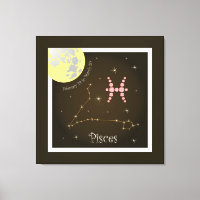Pisces February 19 to March 20 Leinwand