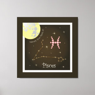 Pisces February 19 to March 20 Leinwand