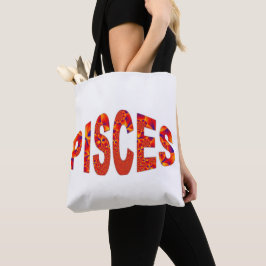 Pisces - Firey Orange Yellow Blue Tasche
