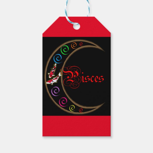 Pisces Geschenkanhänger (Vorderseite)