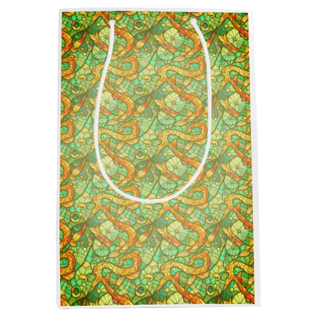 Pisces Gift Bag Mittlere Geschenktüte (Vorderseite)