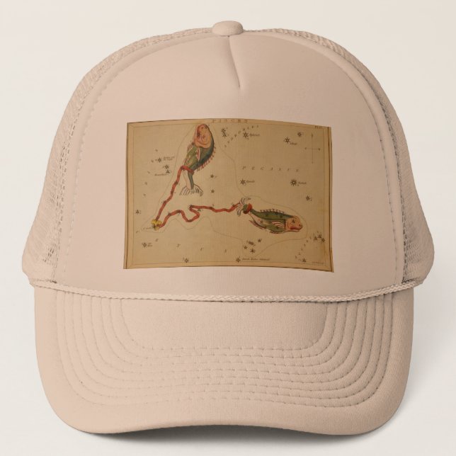 Pisces Hat Truckerkappe (Vorderseite)