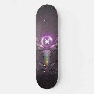 Pisces Horoscope Symbol Skate Board Skateboard