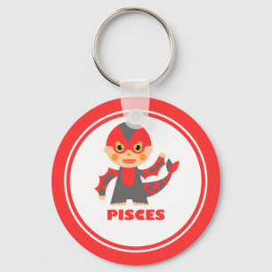 Pisces ist mein Zodiac-Zeichen Schlüsselanhänger