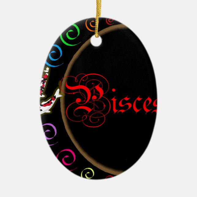 Pisces Keramik Ornament (Vorne)