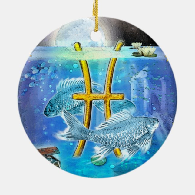 Pisces Keramikornament (Hinten)