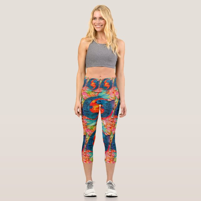 Pisces Leggings Zodiac Capri (Recto)