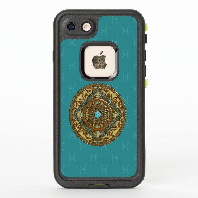 Pisces Mandala Lifeproof Case (Rückseite)