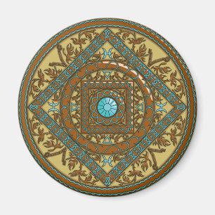 Pisces Mandala Magnet