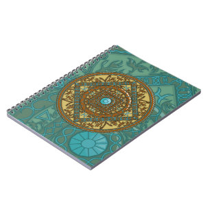 Pisces Mandala Notebook Notizblock