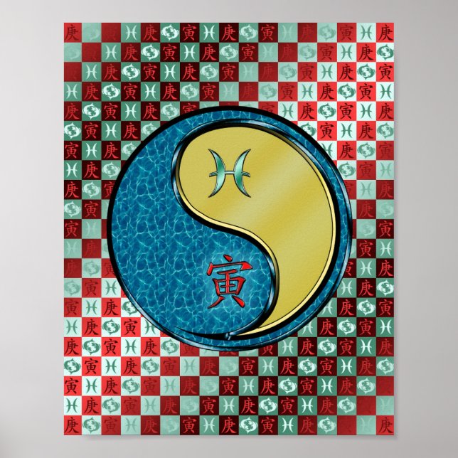 Pisces & Metal Tiger Poster (Vorne)