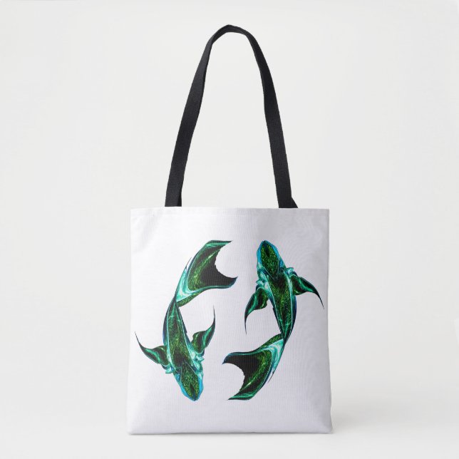 Pisces – Minimalist Zodiac Tote Bag (Devant)
