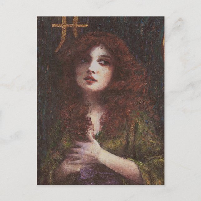 Pisces Post Card Postkarte (Vorderseite)