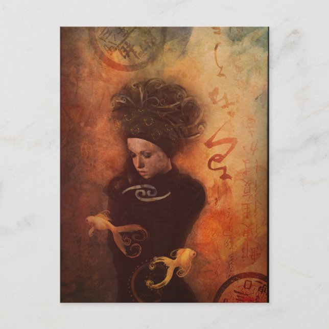Pisces Postcard Postkarte (Vorderseite)