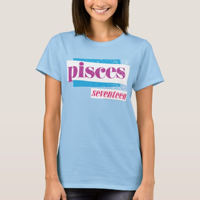 Pisces Purple T-Shirt (Vorderseite)