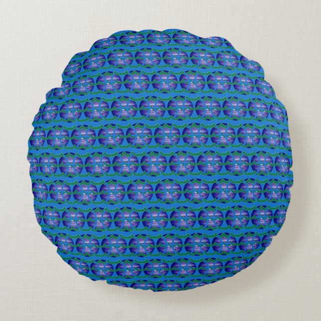 Pisces Rundes Kissen (Vorderseite)