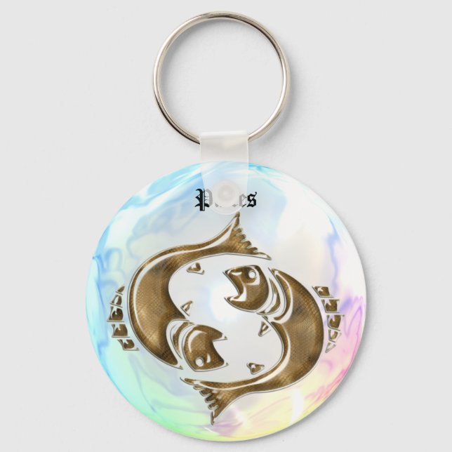 Pisces Schlüsselanhänger (Vorderseite)