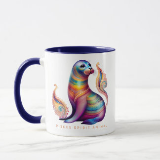 Pisces Spirit Animal Siegel Alebrije Female Tasse