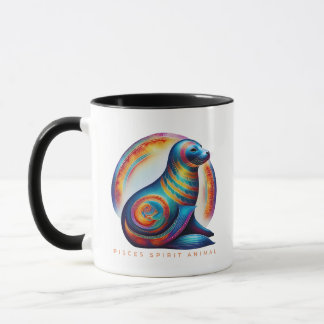 Pisces Spirit Animal Siegel Alebrije Male Tasse