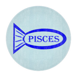 Pisces Star Sign Fish Cutting Board Schneidebrett