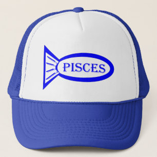 Pisces Star Sign Fish Truckerkappe
