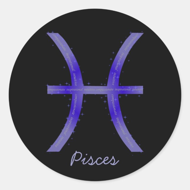 Pisces Sticker (Vorderseite)