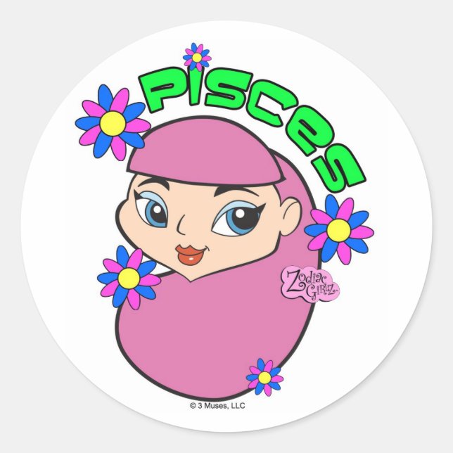 Pisces Stickers (Vorderseite)