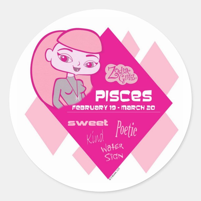 Pisces Stickers (Vorderseite)