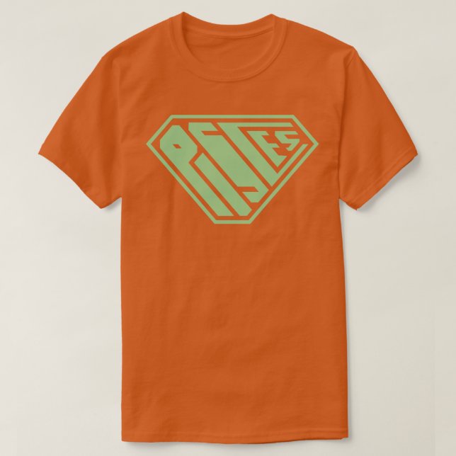 Pisces SuperEmpowered Zodiac Green T-Shirt (Design vorne)