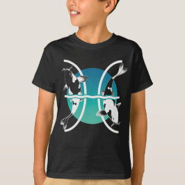 Pisces-Symbol - astrologisches Zodiakzeichen T-Shirt