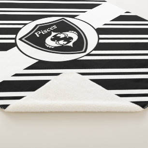 Pisces-Symbol-Sherpa-Decke Sherpadecke