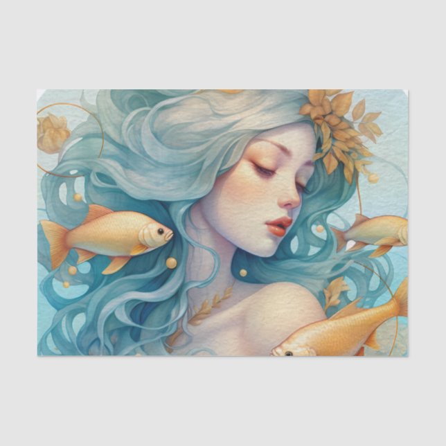 Pisces Tissue Paper Seidenpapier (Vorderseite)