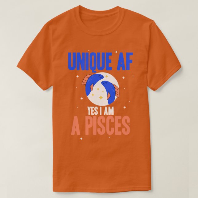 Pisces Unique T-Shirt (Design vorne)