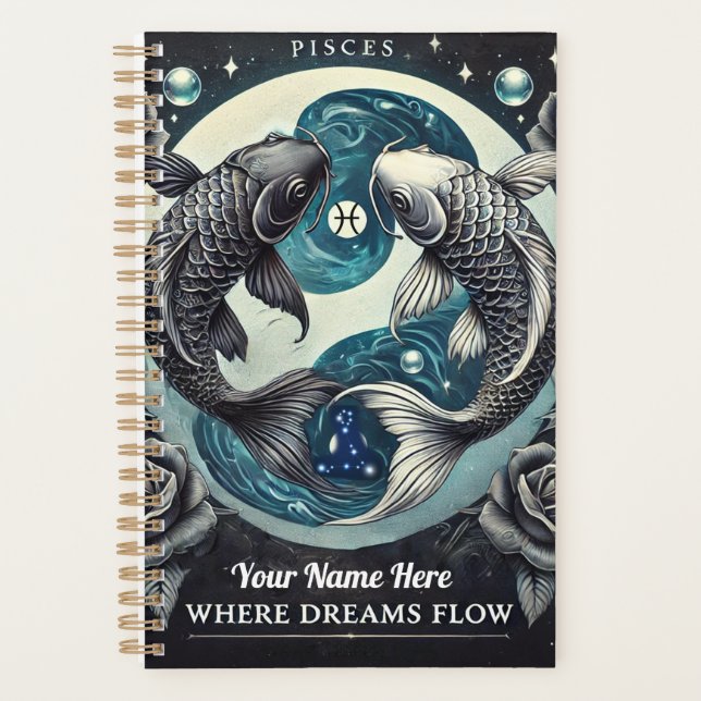 Pisces "Where Dreams Flow" Planificateur (Devant)
