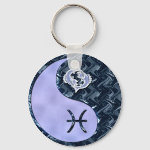 Pisces Yin Yang Schlüsselanhänger