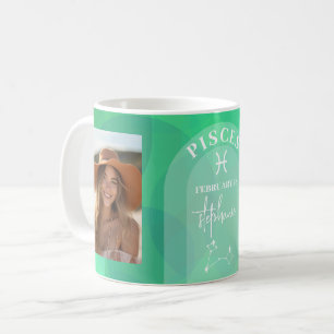 Pisces Zodiac Astrologie Foto Custom Birthdate Kaffeetasse
