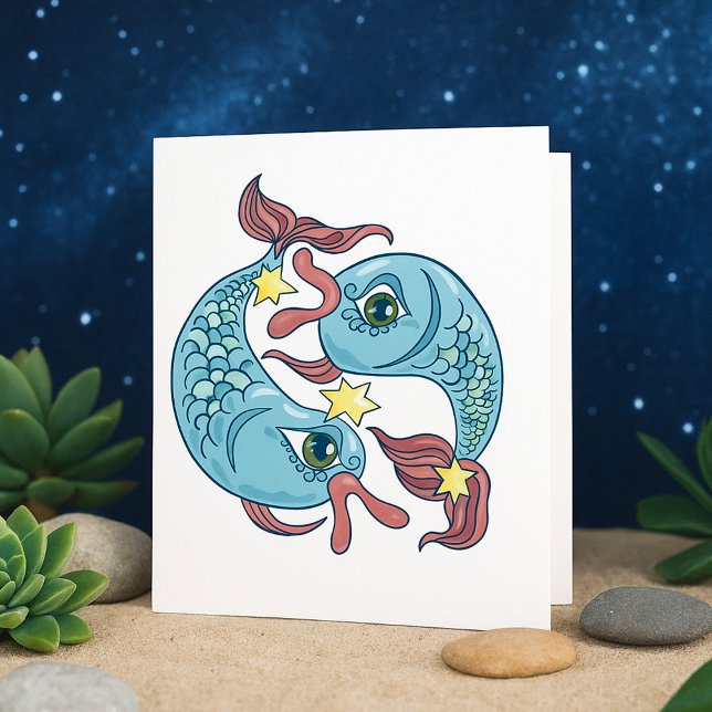 Pisces Zodiac Fish Horoscope Einladung (Von Creator hochgeladen)