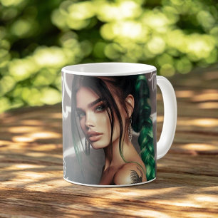 Pisces Zodiac Musician Piano Kaffeetasse