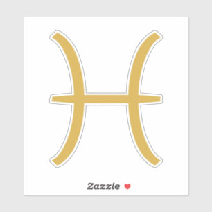 Pisces Zodiac Sign Aufkleber