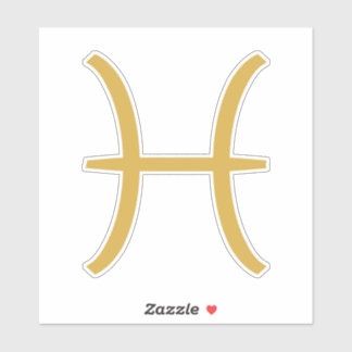 Pisces Zodiac Sign Aufkleber
